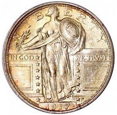 Standing Liberty Quarters - Type 1 (1916-1917) Silver Price - United ...