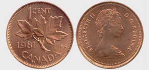 1 cent 1984 Elizabeth II