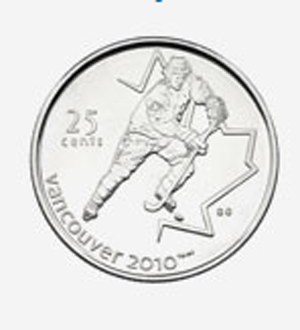 25 cents 2007 - Ice Hockey Elizabeth II