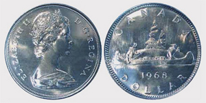 1 dollar 1984 - Jacques Cartier  Elizabeth II