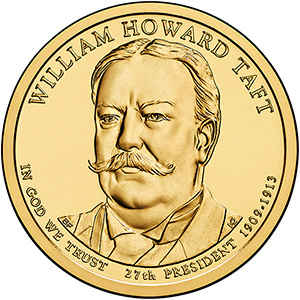 2013 William Howard Taft Presidential $1 Coin 500-Coin Box -Denver (WT8)