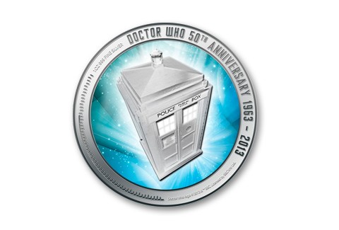 2013 Niue 1-oz Silver Doctor Who Proof