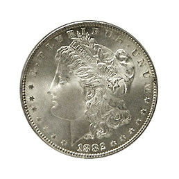 1882 Morgan Silver Dollar