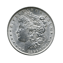 1896 O Morgan Silver Dollar