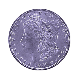 1896 S Morgan Silver Dollar