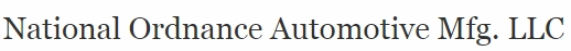 National Ordnance Automotive Mfg. LLC