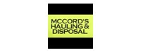 McCord's Hauling and Disposal 