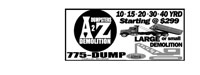 775-Dump A2z Dumpsters & Demolition 