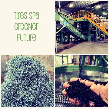 greener future with tires spa recycling machine