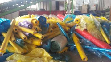 Plastic waste pe/pa