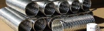 Stainless steel coiled tube